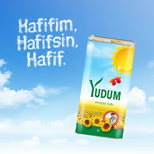 Yudum Ayçiçek Yağı 5 lt Teneke