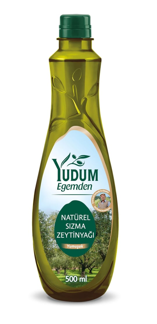 Yudum Egemden Yumuşak Lezzet 500 ml Sızma Zeytinyağı Pet