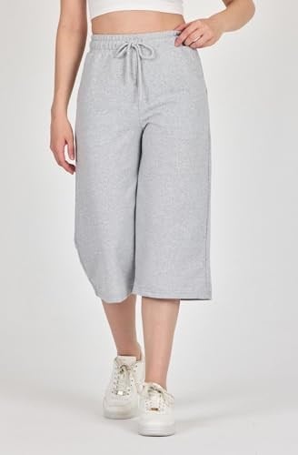 Yüksek Bel Cepli Rahat Kesim Mevsimlik Kadın Diz Altı 2li Bermuda Siyah-Antrasit Kapri Şort - Bedenler: 3XL, 4XL, XS, S, M, L, XX-Large, XL, Tek Beden