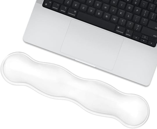 Yumuşak Klavye Bilek Dinlenme Pedi 14,4 inç Konfor Havalı Silikon Jel Yastık Yazma Oyun Bilek Ağrı kesici Destek Pedi MacBook Magic Klavye Diğer Klavyeler Ofis ve Ev Aksesuarları (Şeffaf)