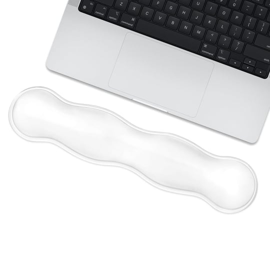 Yumuşak Klavye Bilek Dinlenme Pedi 14,4 inç Konfor Havalı Silikon Jel Yastık Yazma Oyun Bilek Ağrı kesici Destek Pedi MacBook Magic Klavye Diğer Klavyeler Ofis ve Ev Aksesuarları (Şeffaf)