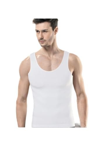 Zayıflatıcı Erkek Korse Atlet 06920 (Beyaz/S)