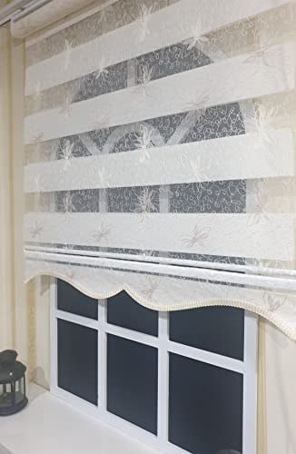 Zebra Stor Nakışlı Beyaz Etek Dilimli STB 470