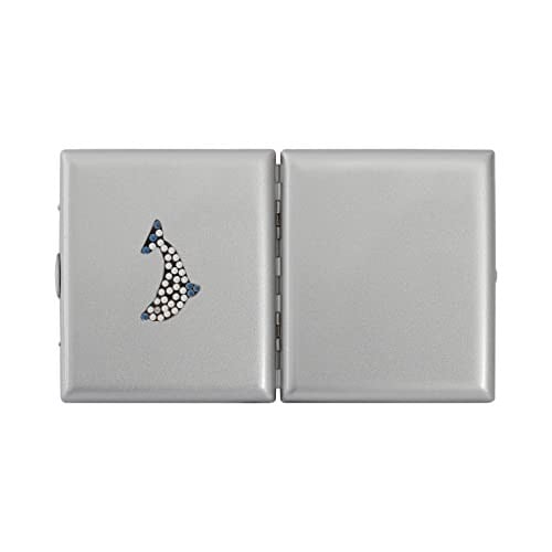 Zekupp Gümüş Gri Yunus Temalı Metal Sigara Tabakası (ZU-TBK0015)