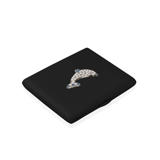 Zekupp Siyah Yunus Temalı Metal Sigara Tabakası (ZU-TBK0016)