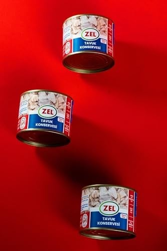 ZEL Haşlanmış Kuşbaşı Tavuk Konservesi 200 g – Yüksek Proteinli, Yemeye Hazır