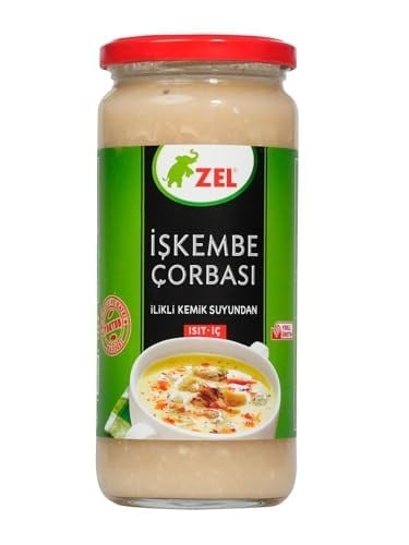ZEL İşkembe Çorbası 480 ml – İlikli Kemik Suyundan, Dana/Kuzu İşkembe Etli, Geleneksel Çorba