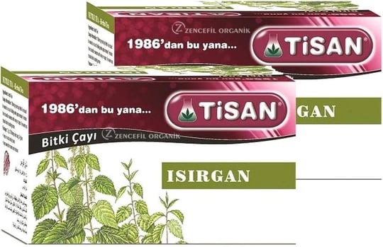 Zencefil Organik 2 Kutu Isırgan Çayı Tisan Sallama Isırgan Otu Çayı
