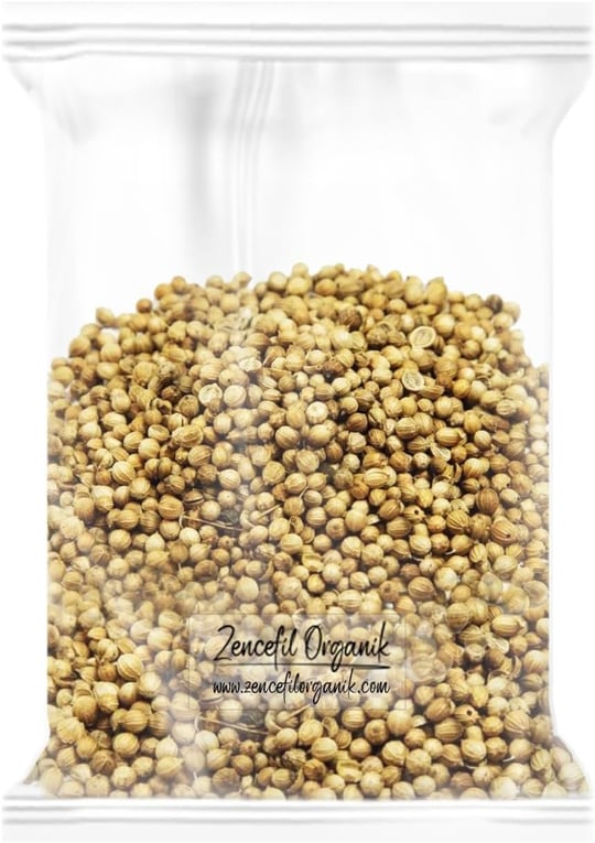 Zencefil Organik Kişniş Tane 500 Gr. 1. Kalite