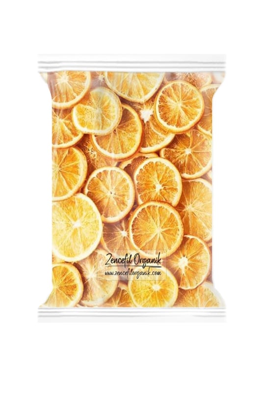 Zencefil Organik Portakal Kurusu 1 Kg. Dilimli Kuru Portakal Dry Orange 1000 Gr. Kurutulmuş Portakal