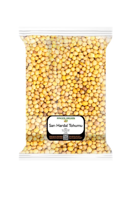 Zencefil Organik Sarı Hardal Tohumu Tane 500 Gr.