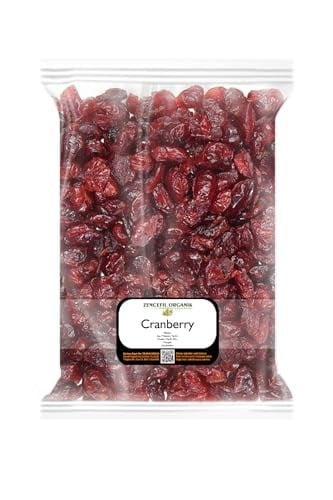 Zencefil Organik Yaban Mersini Kurusu 500 Gr Cranberry Kırmızı Yaban Mersini
