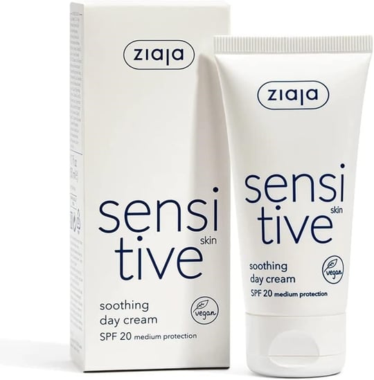 Ziaja Sensitive Yatıştırıcı Gündüz Kremi Spf 20, Hassas Cilt Serisi, 50 ml