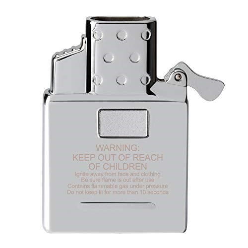 Zippo Unisexin Bütan Çakmak Ekleme-Çift Torch, Krom, Bir Boyut