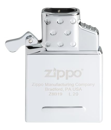 Zippo Unisexin Bütan Çakmak Ekleme-Çift Torch, Krom, Bir Boyut