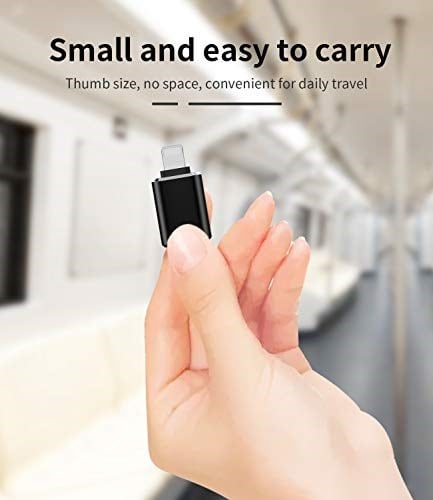 zoyuzan Lightning Erkek - USB3.0 Dişi Adaptör OTG Kablosu iPhone 12 11 Xr X XS 8 7 Plus Max iPad Air Pro Mini ile Uyumlu, Kamera Kartı Okuyucu Fare Klavye Göbekleri Piyano Dönüştürücü Bağlantı U Disk