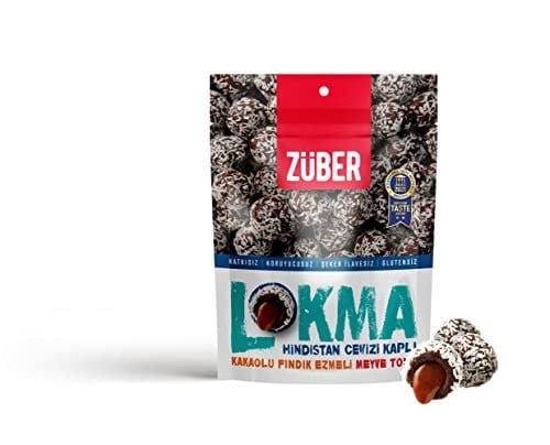 Züber Hindistan Cevizi Lokma, 96Gr, 12 Adet