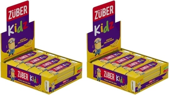 Züber Kidz Muzlu Meyve Bar 25g x 16 Adet
