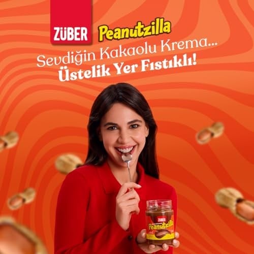 Züber Peanutzilla Kakaolu Fıstık Kreması 315 Gr