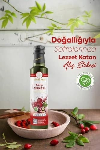 Zühre Ana Alıç Sirkesi Doğal Fermantasyon Hawthorn Vinegar 500 Ml