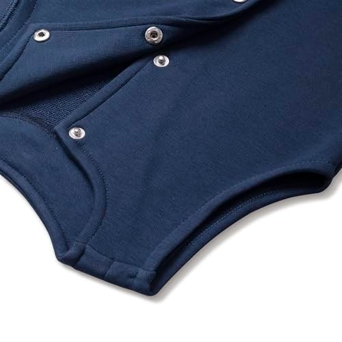 Zuppers Çıtçıtlı Pamuk Bebek Çocuk Yelek, Lacivert, 3-6 Ay
