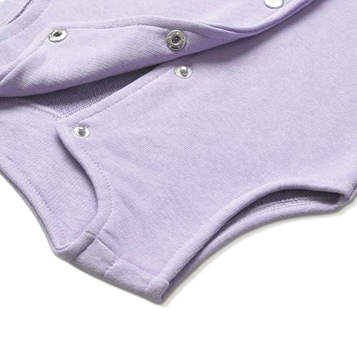 Zuppers Çıtçıtlı Pamuk Bebek Çocuk Yelek, Lila