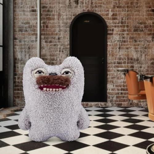 ZURU Fugglers Kıllı Fuggs - Komik Çirkin Canavar Peluş - 9 inç (Eski Diş)