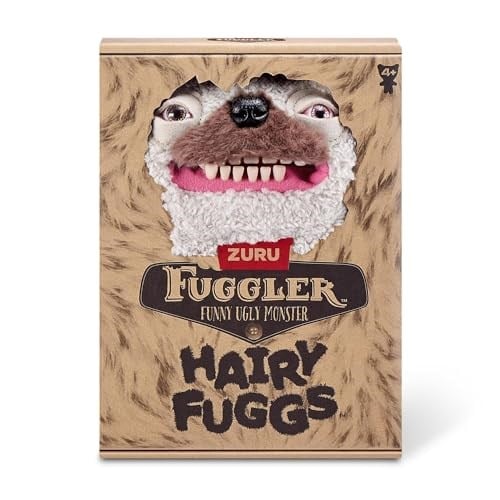 ZURU Fugglers Kıllı Fuggs - Komik Çirkin Canavar Peluş - 9 inç (Eski Diş)
