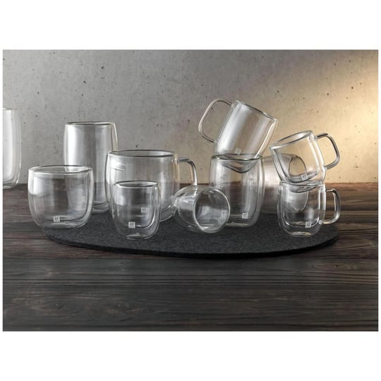 Zwilling Çift Camlı Kulplu 2li Espresso Bardak Seti - 80 Ml
