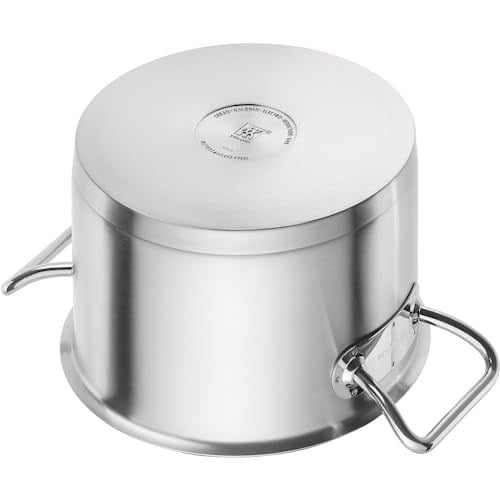Zwilling Derin Tencere, 20 cm, Yuvarlak, 18/10 Paslanmaz Çelik - Bedenler: 16 cm, 20 cm, 6.25 liters
