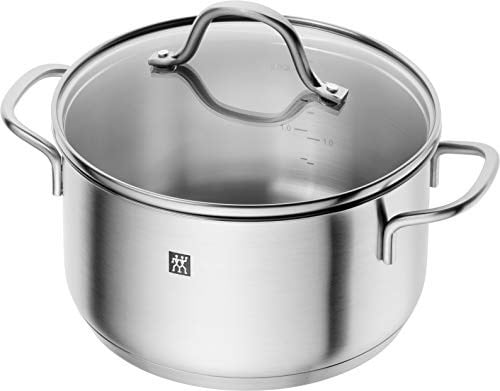 Zwilling Flow Tencere Seti, Paslanmaz Çelik, 5 Parça, Gümüş Rengi