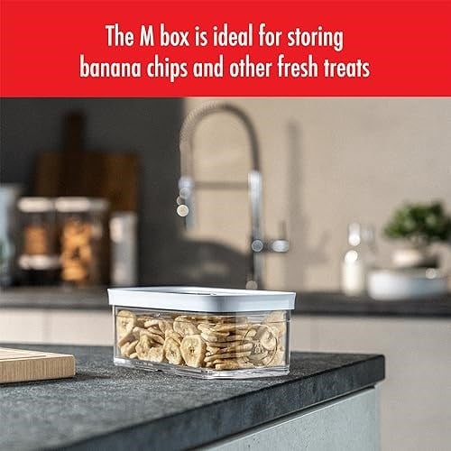 ZWILLING Fresh & Save CUBE Saklama Düzenleyici, 5 Parçalı Orta Set, Kiler Düzenleyiciler ve Depolama, Plastik, BPA İçermeyen Hava Geçirmez Kuru Gıda Saklama Kabı Badem, Muz Cipsi, Kuruyemiş ve daha