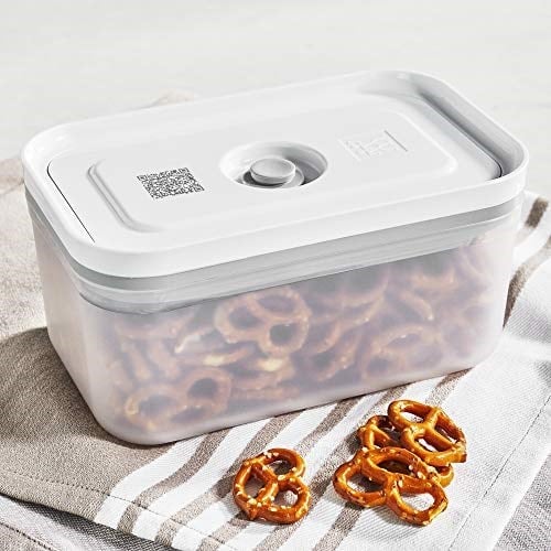 Zwilling Fresh & Save Vakumlu Saklama Kabı, M, Plastik, Yarı Şeffaf-Gri - Seçenekler: L / 3-pcs, 19 x 5 cm, 02)Mサイズ, único