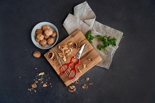 Zwilling Kitchen Shears Çok Amaçlı Makas, Paslanmaz Çelik, Kırmızı