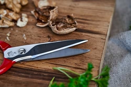Zwilling Kitchen Shears Çok Amaçlı Makas, Paslanmaz Çelik, Kırmızı