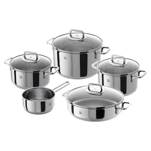 Zwilling Quadro – 5 parçalı set pişirme kabı, gümüş, 58 x 35 x 30 cm