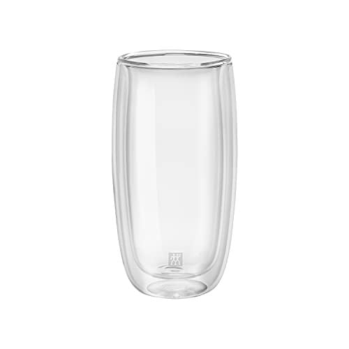 Zwilling Sorrento Çift Camlı 2li Soğuk İçecek Bardağı Seti, 474 ml, Cam, Şeffaf Cam