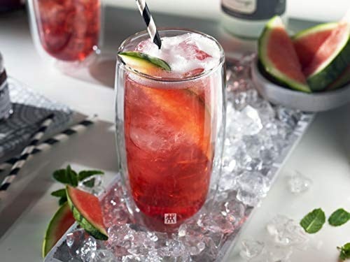 Zwilling Sorrento Çift Camlı 2li Soğuk İçecek Bardağı Seti, 474 ml, Cam, Şeffaf Cam