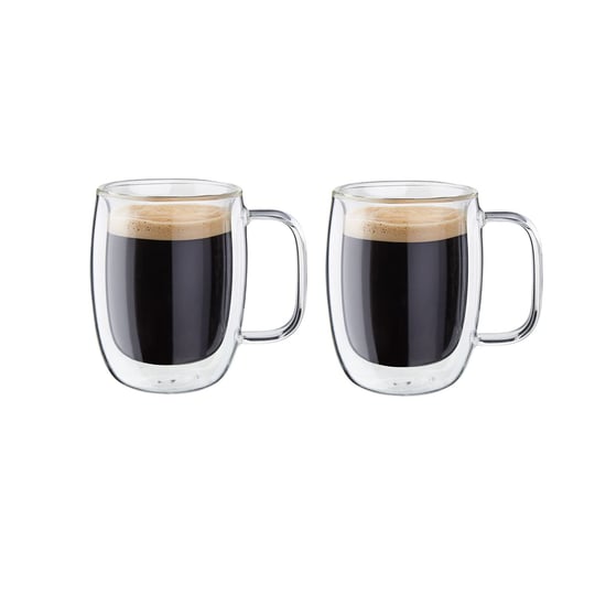 Zwilling Sorrento Çift Camlı Kulplu 2li Espresso Bardak Seti, 134 ml, Cam, Şeffaf Cam - Seçenekler: 80 ml, 134 ml