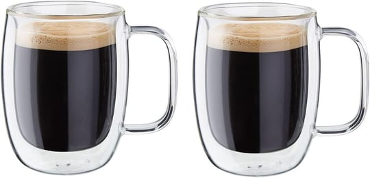 Zwilling Sorrento Çift Camlı Kulplu 2li Espresso Bardak Seti, 134 ml, Cam, Şeffaf Cam - Seçenekler: 80 ml, 134 ml