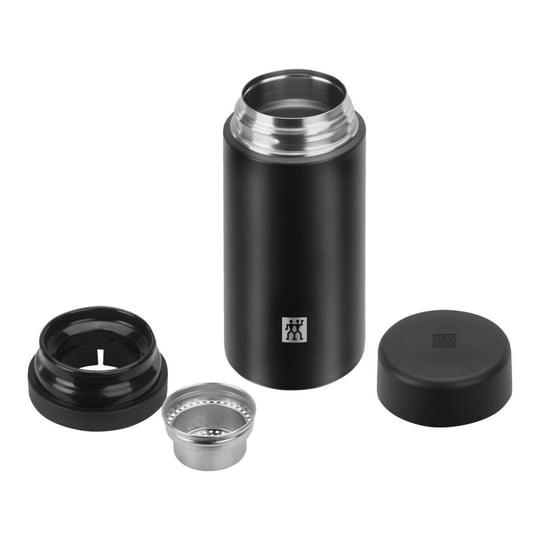 Zwilling Thermo Süzgeçli Termos, 420 Ml | Siyah