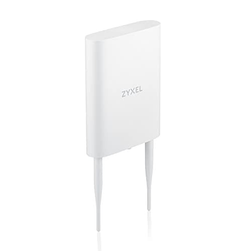 Zyxel WiFi 6 AX1800 Dış Mekan Erişim Noktası | 802.11ax Çift Bant | Küçük İşletme | Akıllı Mesh | IP55 dereceli | MU-MIMO | PoE Enjektör dahil | Nebula APP/Bulut veya Bağımsız [NWA55AXE]