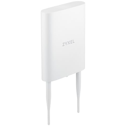 Zyxel WiFi 6 AX1800 Dış Mekan Erişim Noktası | 802.11ax Çift Bant | Küçük İşletme | Akıllı Mesh | IP55 dereceli | MU-MIMO | PoE Enjektör dahil | Nebula APP/Bulut veya Bağımsız [NWA55AXE]