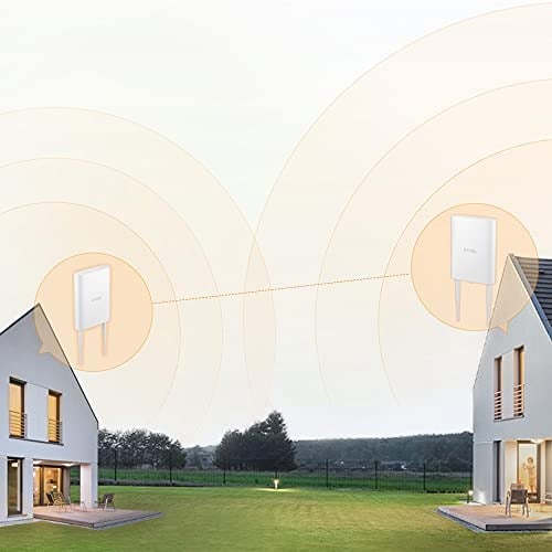 Zyxel WiFi 6 AX1800 Dış Mekan Erişim Noktası | 802.11ax Çift Bant | Küçük İşletme | Akıllı Mesh | IP55 dereceli | MU-MIMO | PoE Enjektör dahil | Nebula APP/Bulut veya Bağımsız [NWA55AXE]