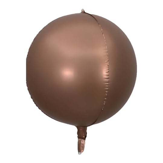 4d Kahverengi Küre Folyo Balon