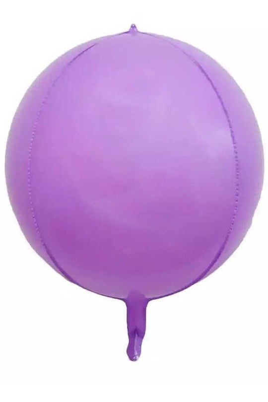 4d Lila Küre Folyo Balon