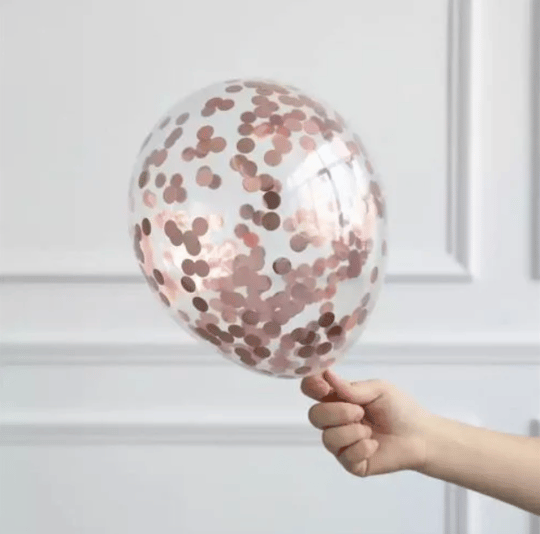 Rose Gold Balon İçi Pul