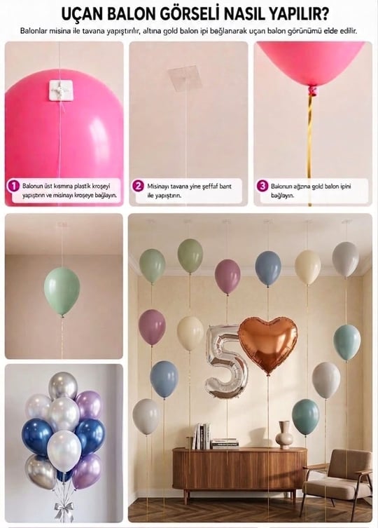 Uçan Balon Yapma Kiti