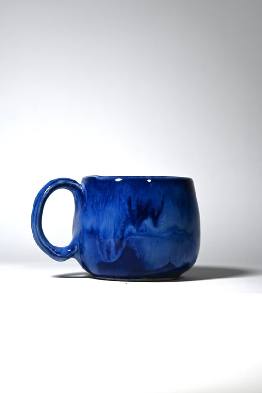 Stoneware Okyanus Mavisi Kupa