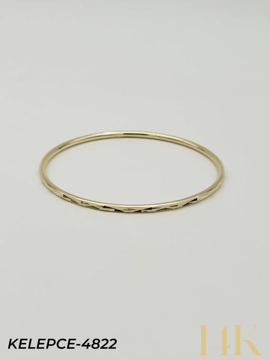 14K Bilezik (Tekli satılmaktadır) 6.0 Boy // KELEPCE-4822KELEPCE-4822